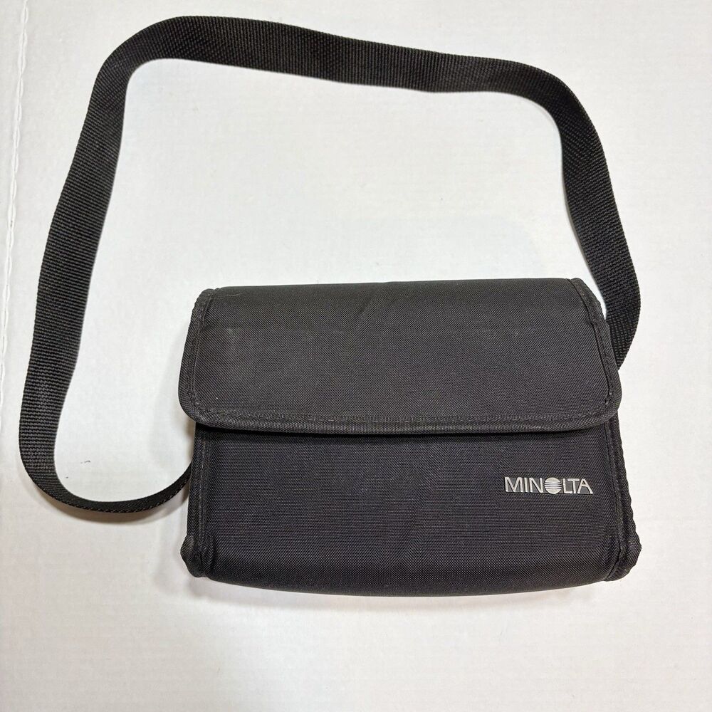 Vintage Padded MINOLTA Nylon Camera Carry Bag With Strap